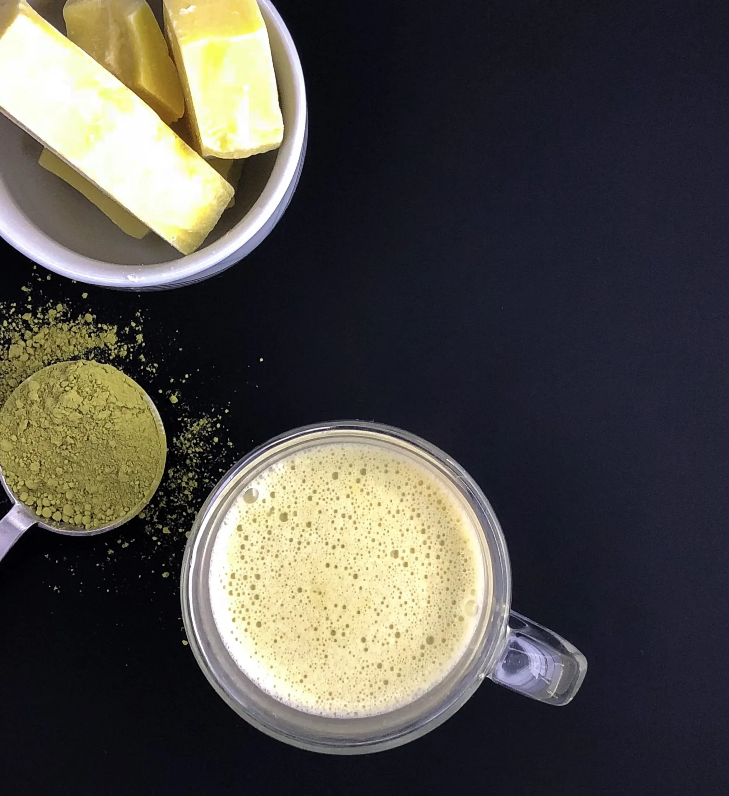 White Chocolate Keto Bulletproof Matcha Latte