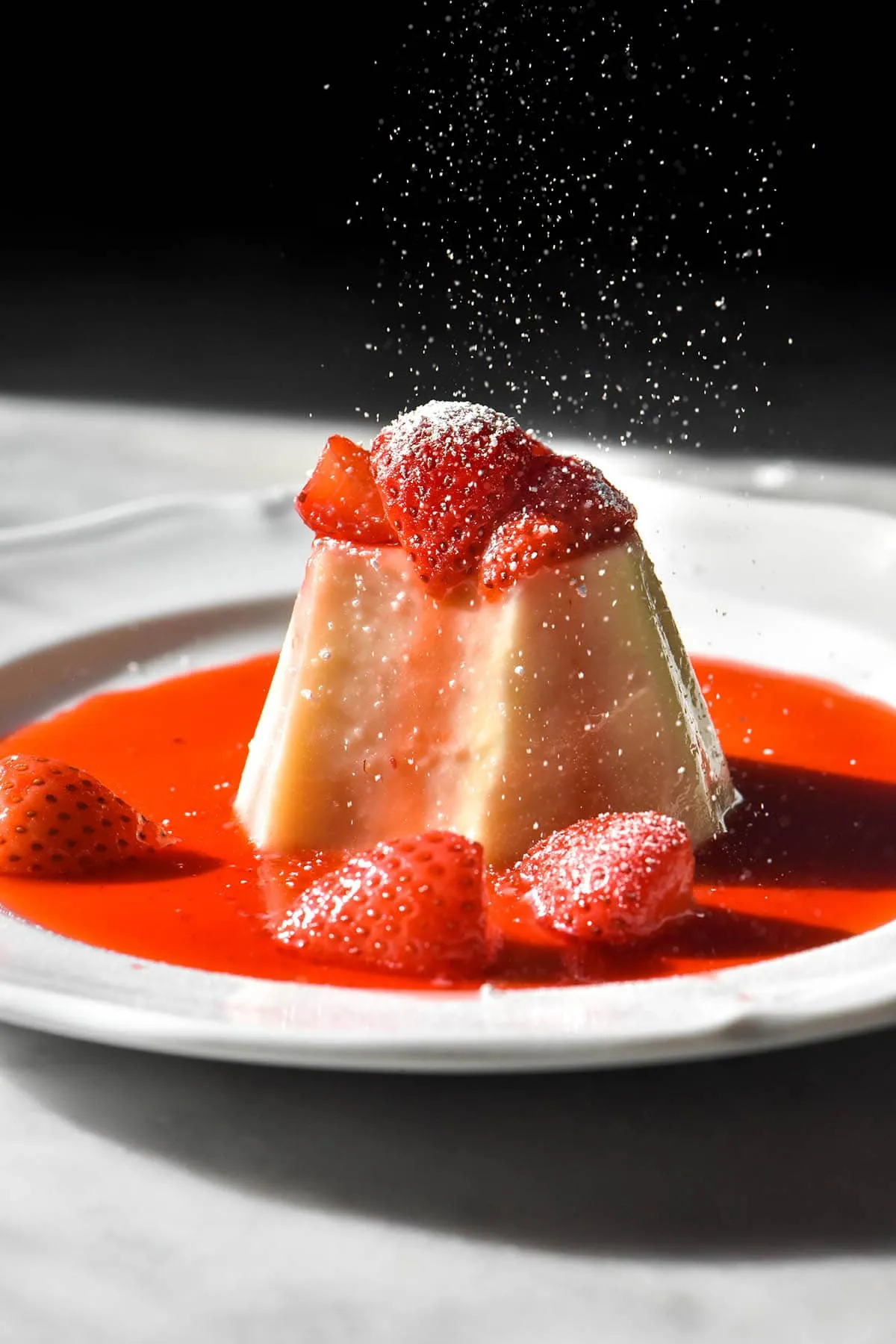 White Chocolate Panna Cotta with Agar Agar