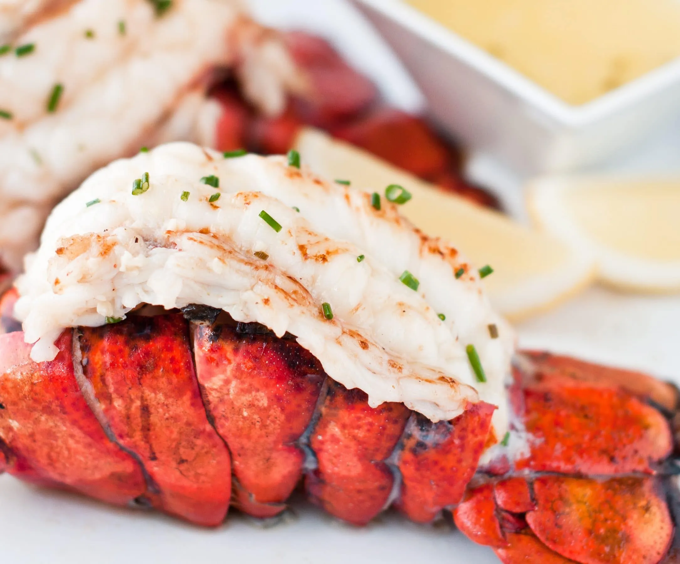 White Wine Garlic Butter Lobster Tails