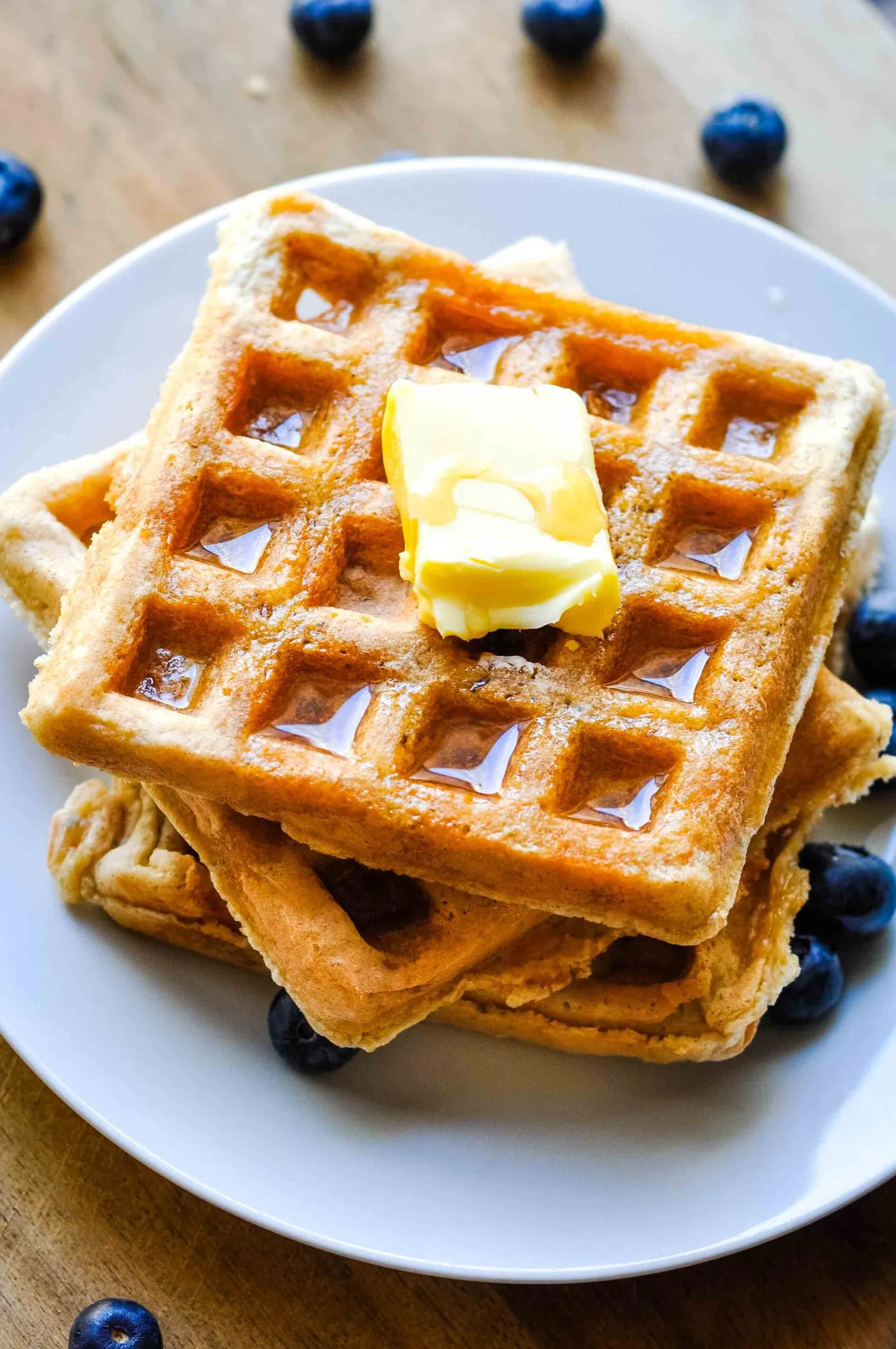 Whole Grain and Sourdough Waffles