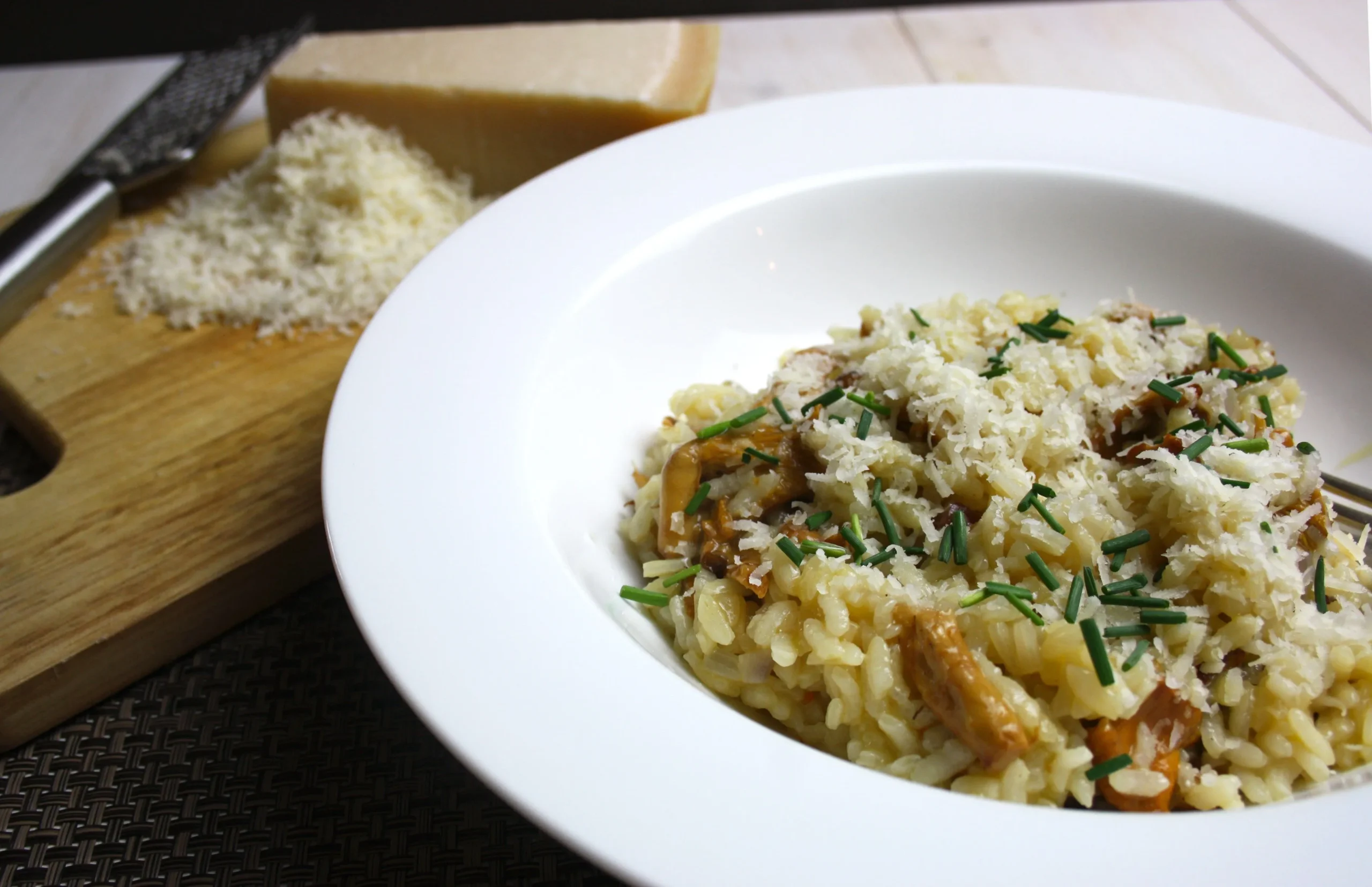 Wild Mushroom Risotto with Parmesan