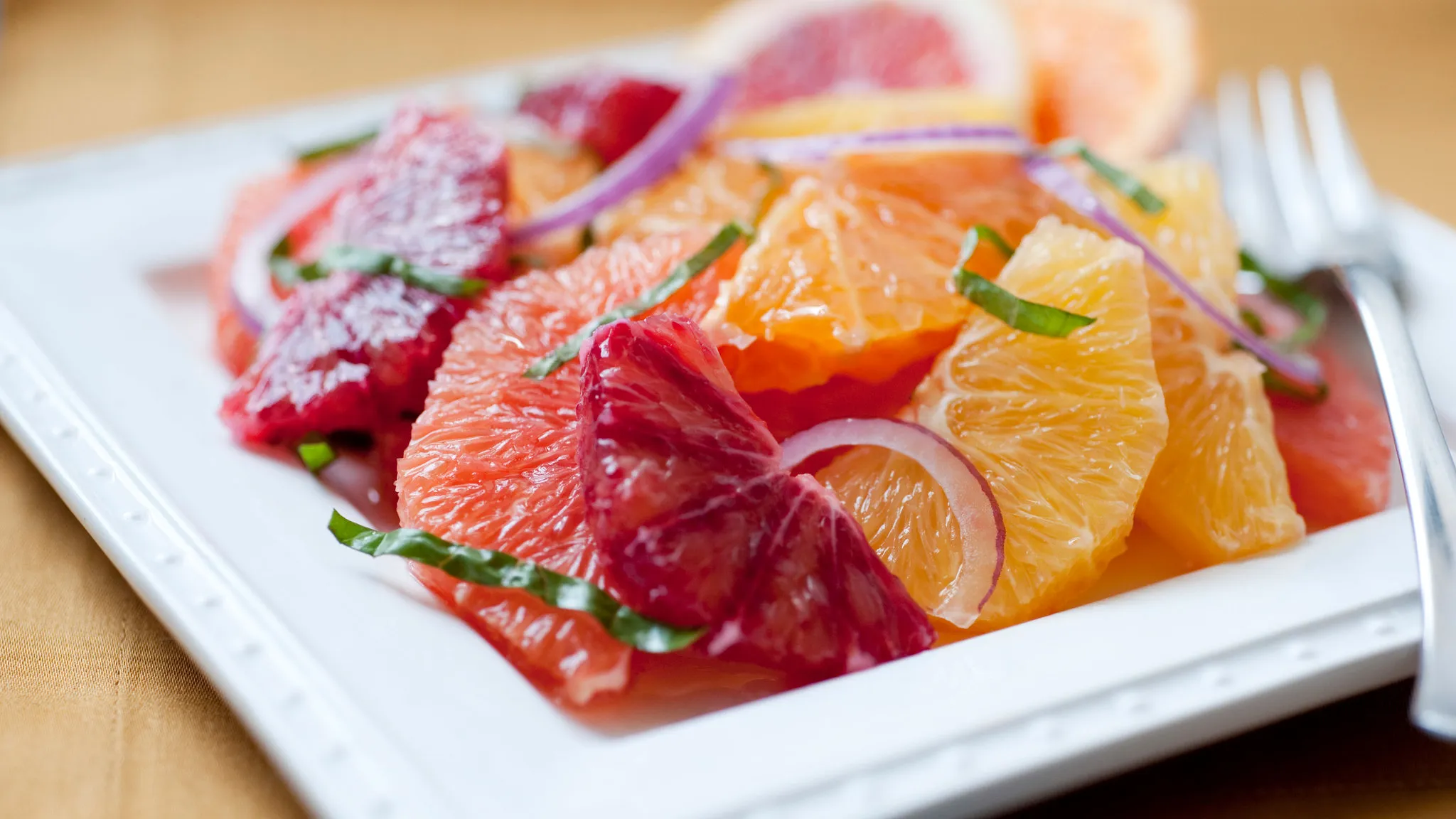 Winter Citrus Salad with Sherry Vinegar Dressing