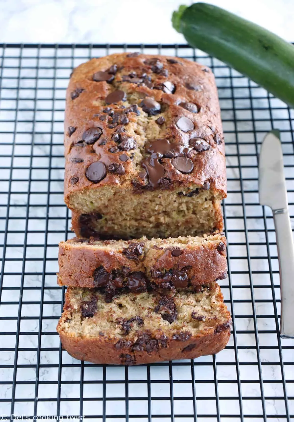Zucchini Bread aux Pepites de Chocolat