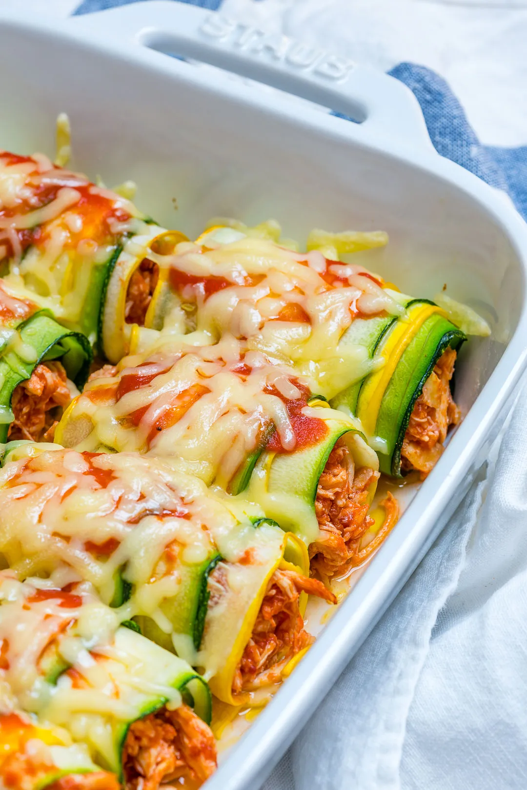 Zucchini Enchilada Roll Ups