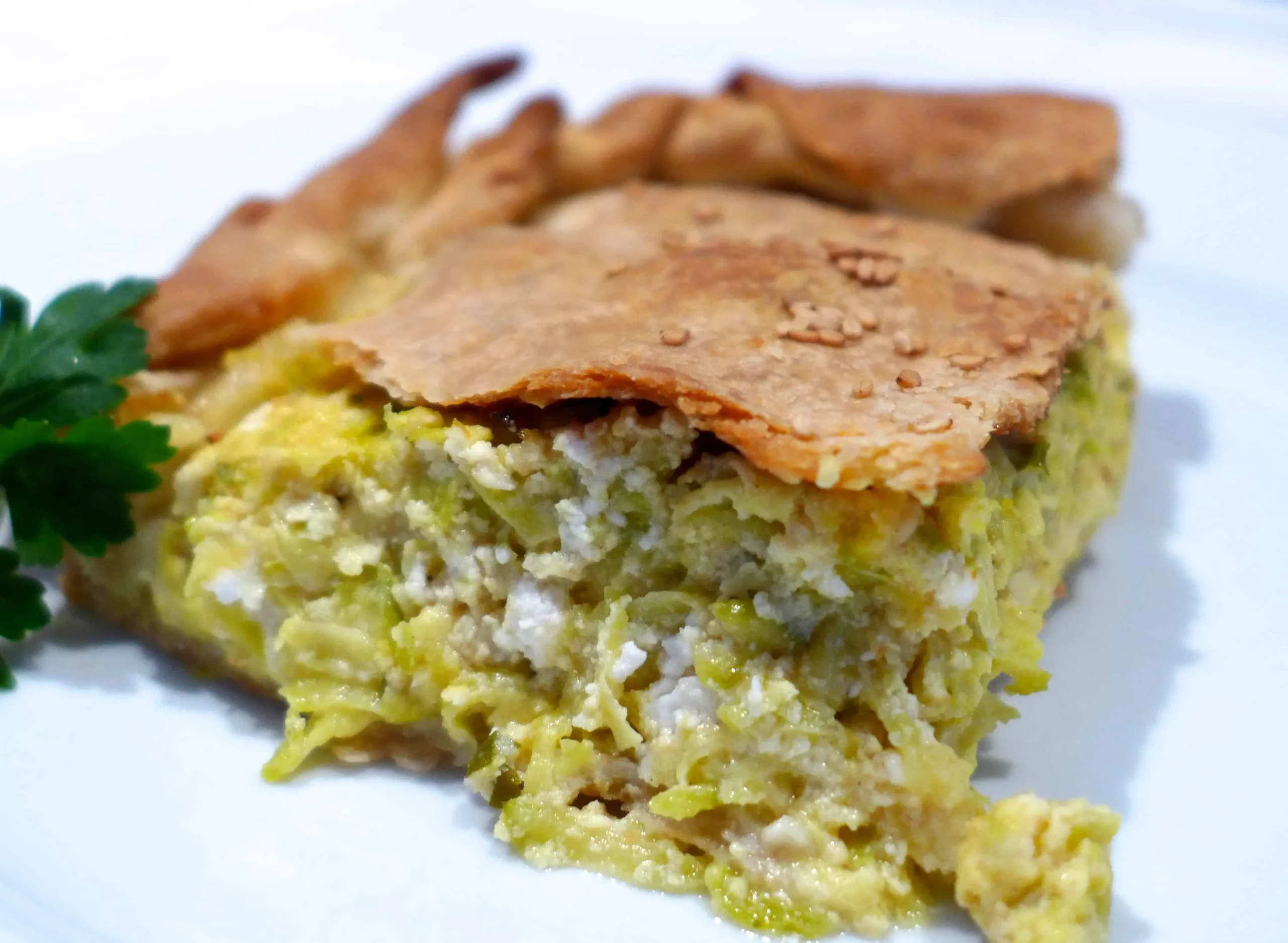 Zucchini Feta Pie Kolokithopita to Feed a Crowd