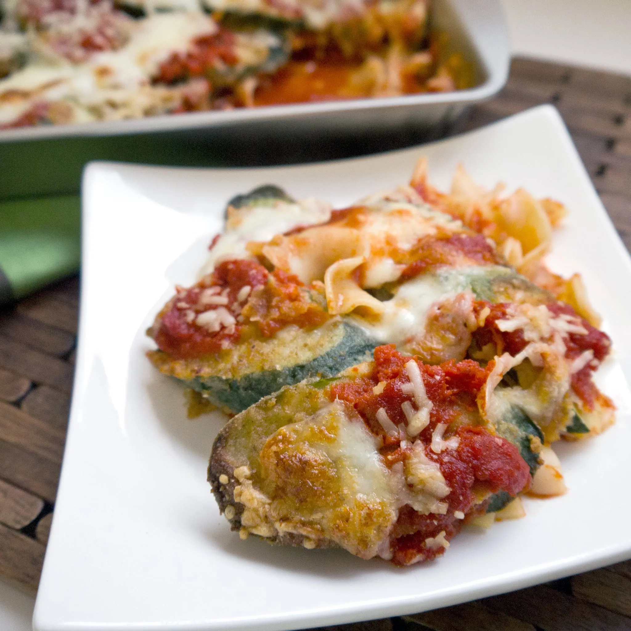 Zucchini Salsa Parmesan Bake