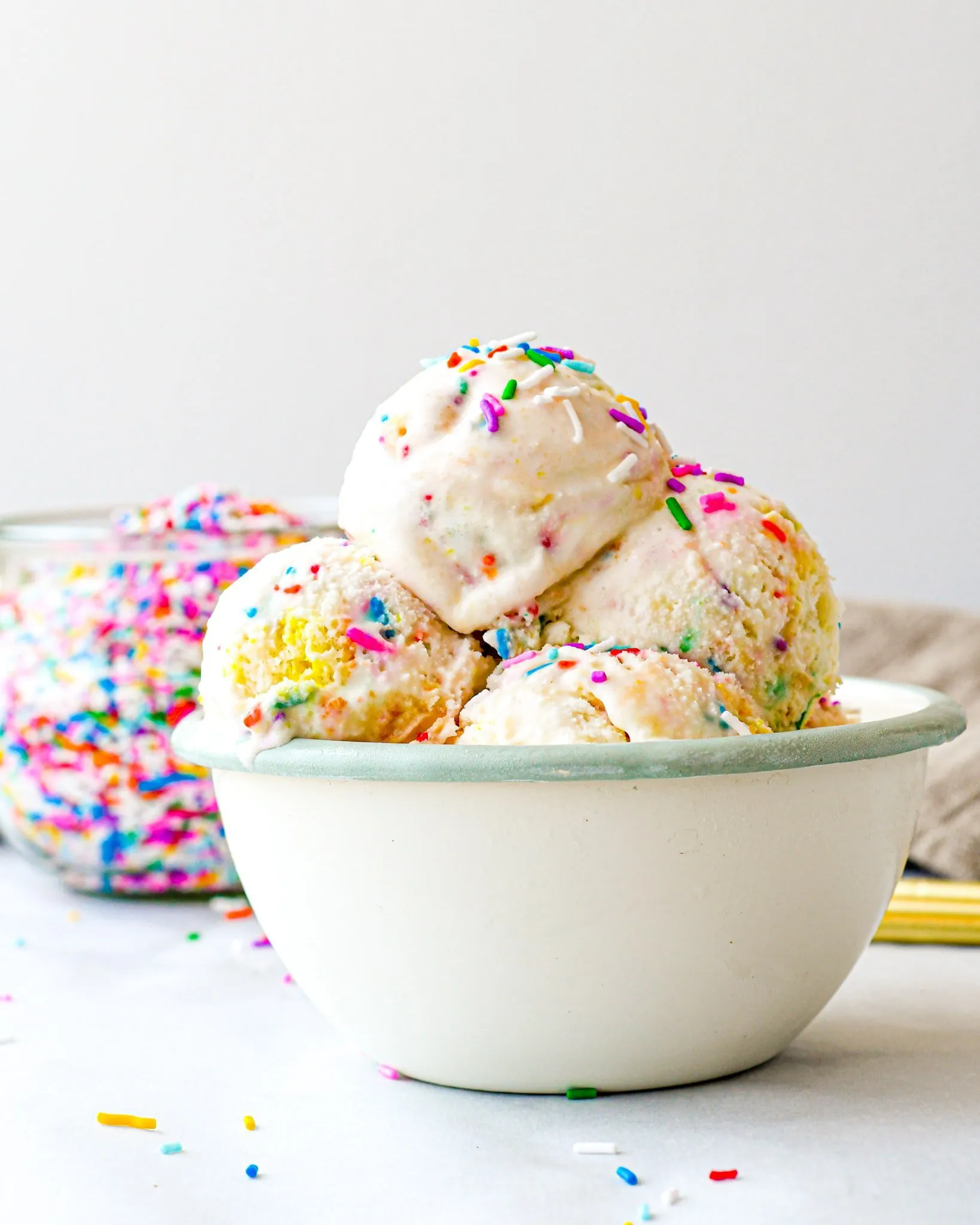 birthday cake cookie dough ice cream