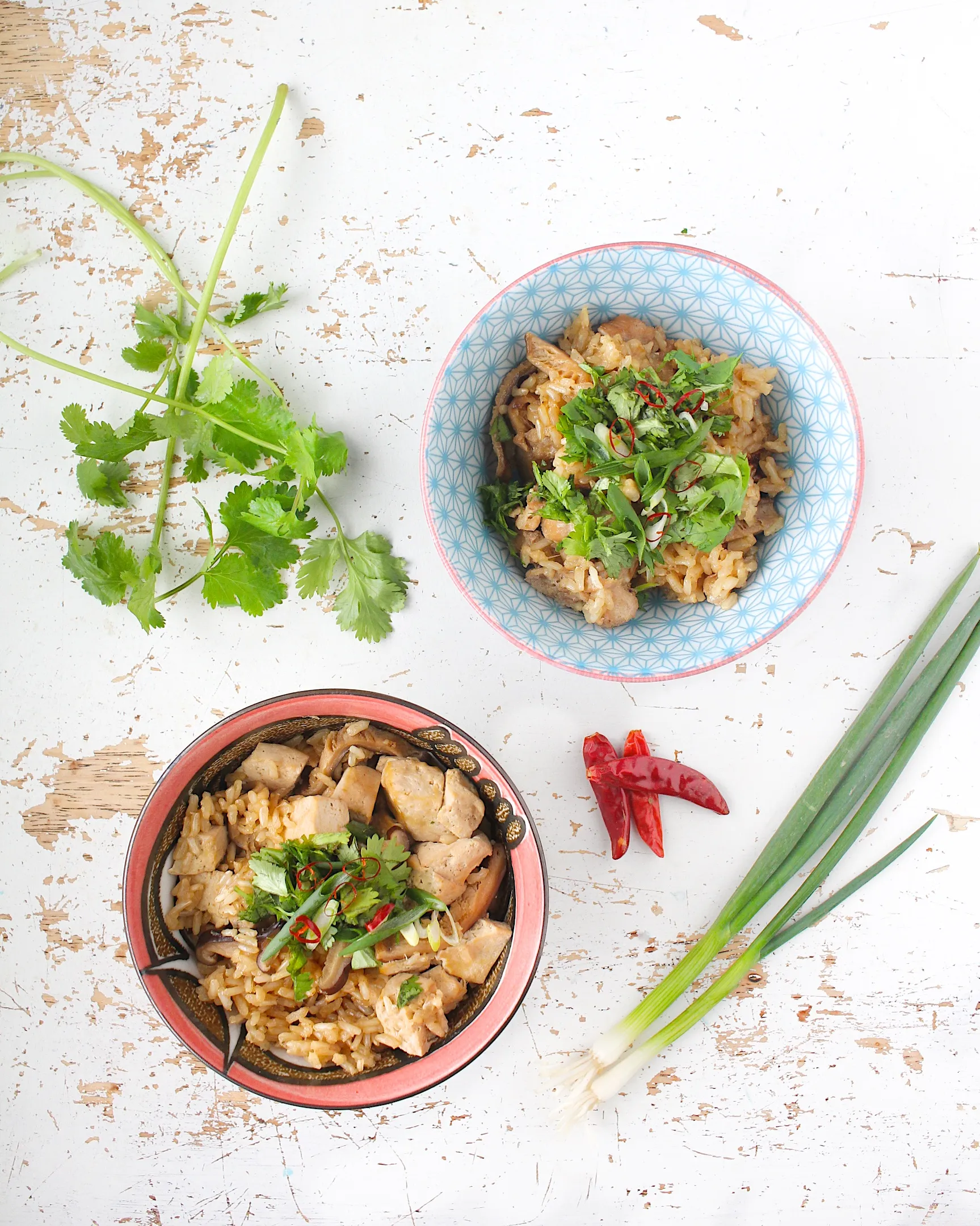 claypot chicken rice sans claypot