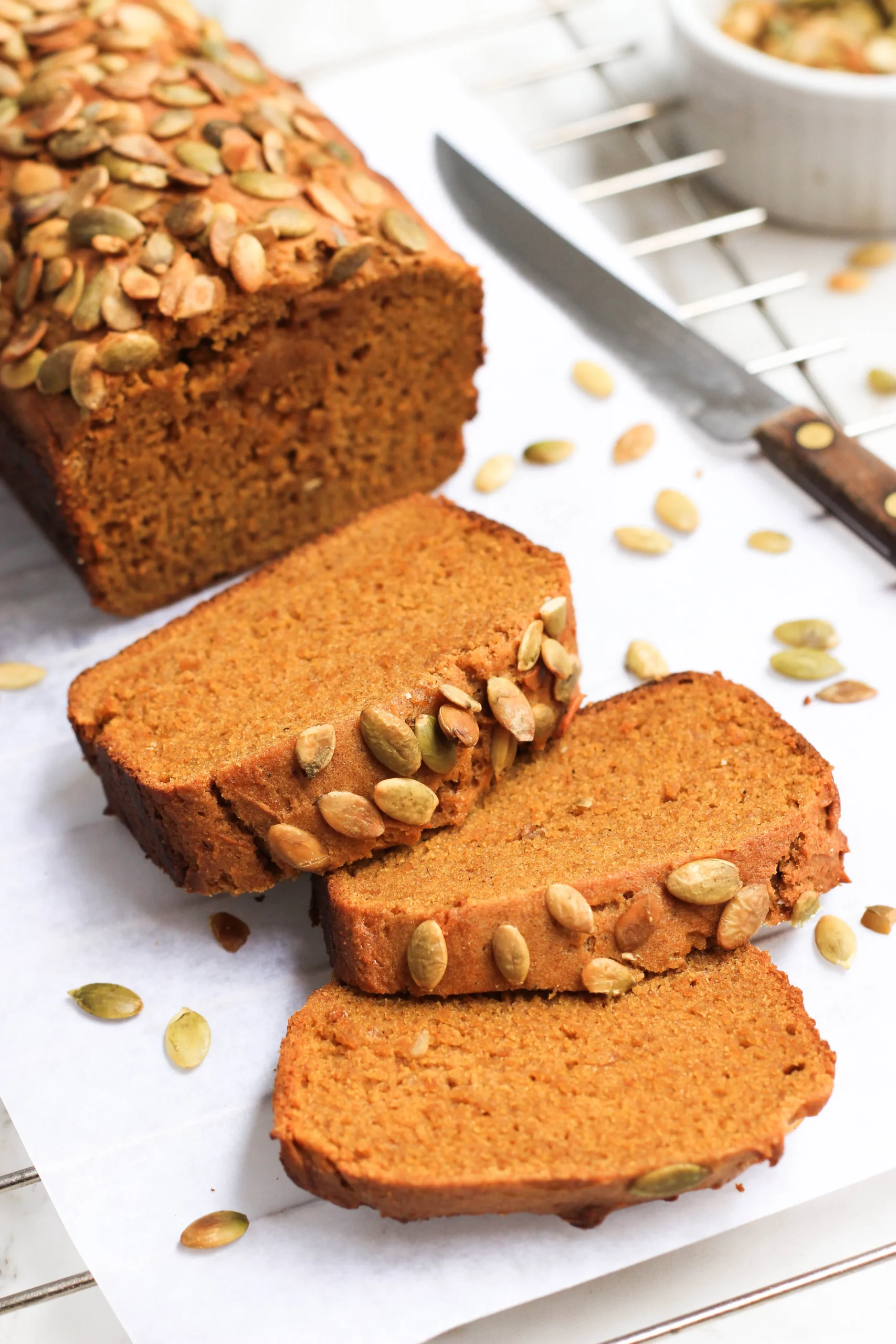 gluten free vegan pumpkin bread griddle cakes