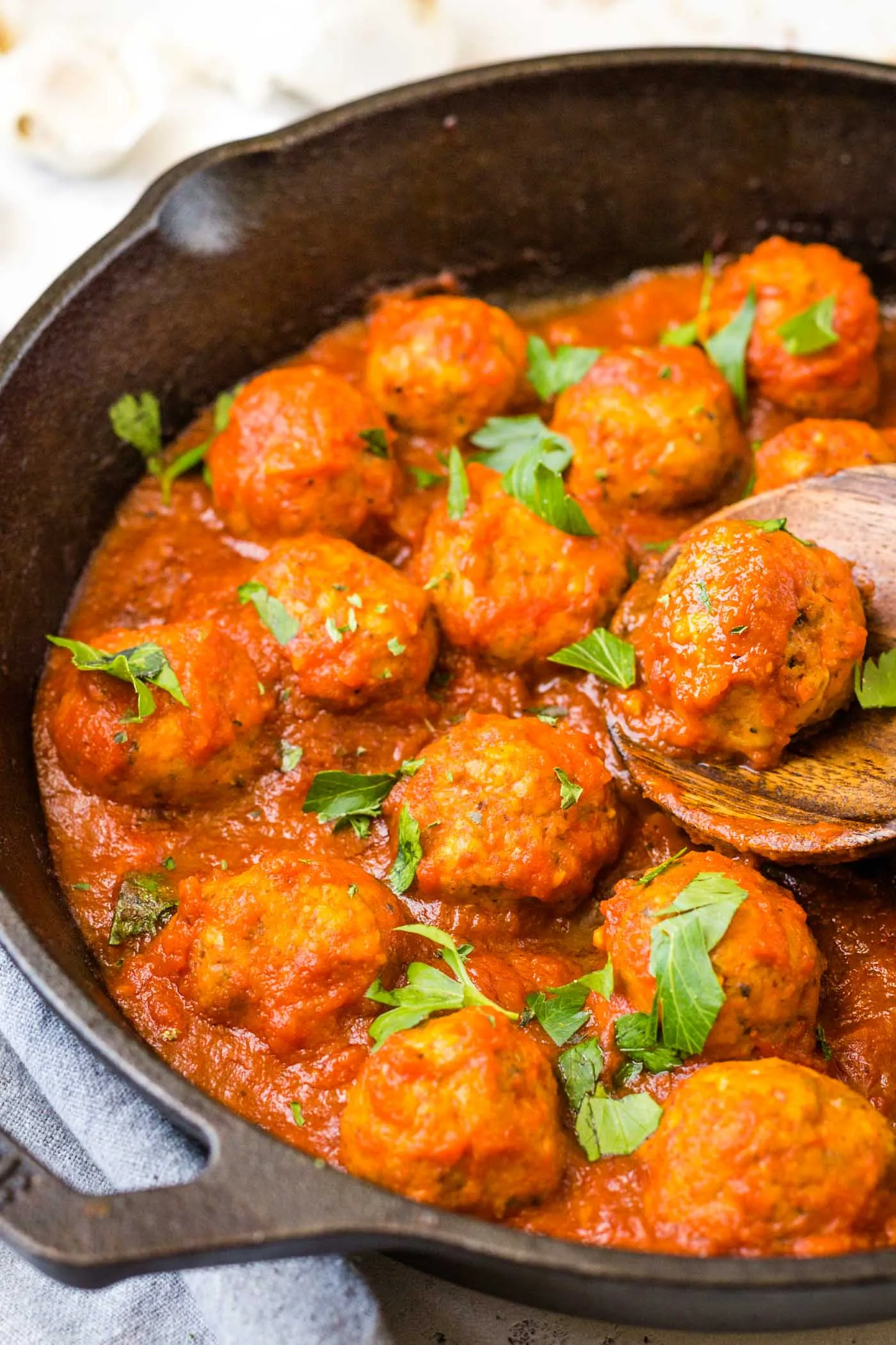 ground chicken italian meatballs