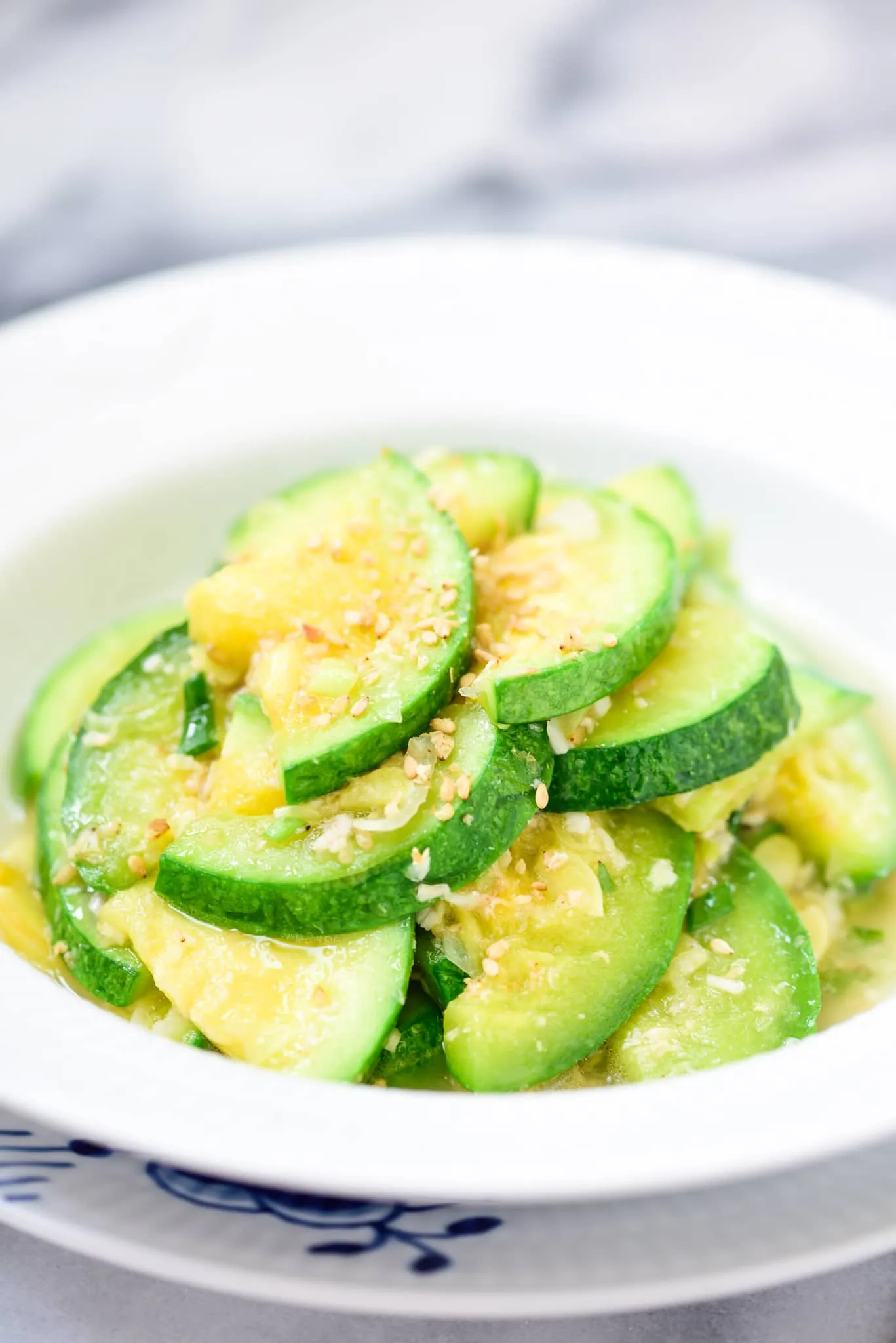 hobak bokkeum stir fried zucchini