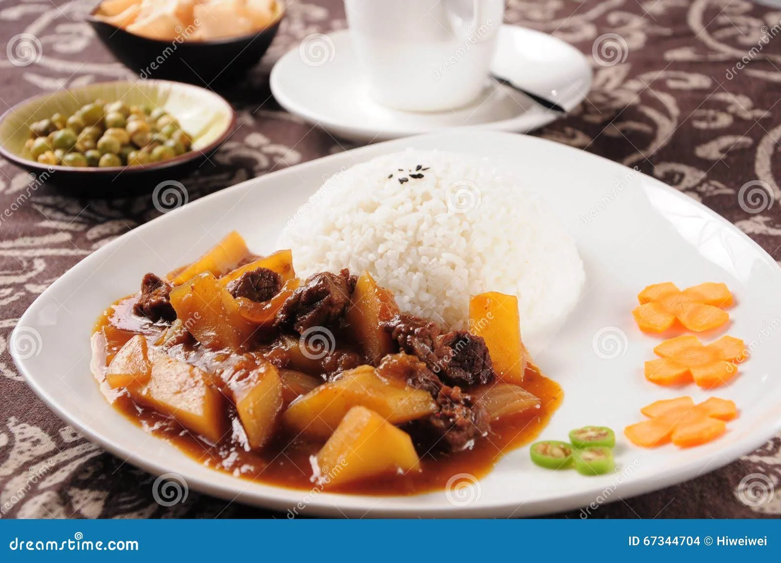 india beef on rice