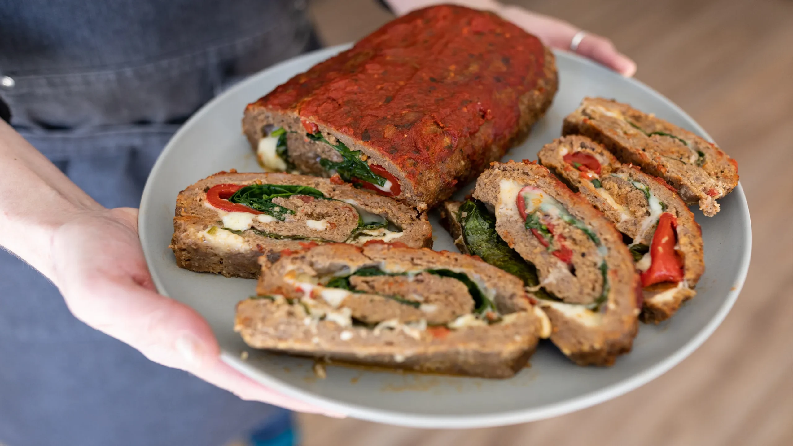 italian style stuffed meatloaf