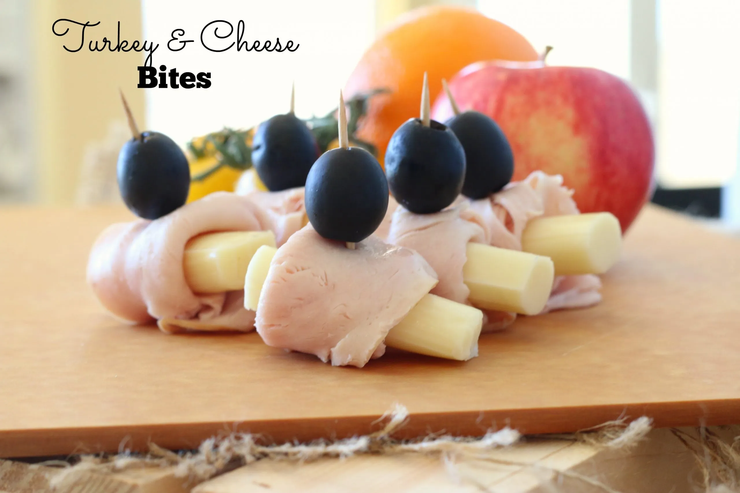 itty bitty turkey cheese bites
