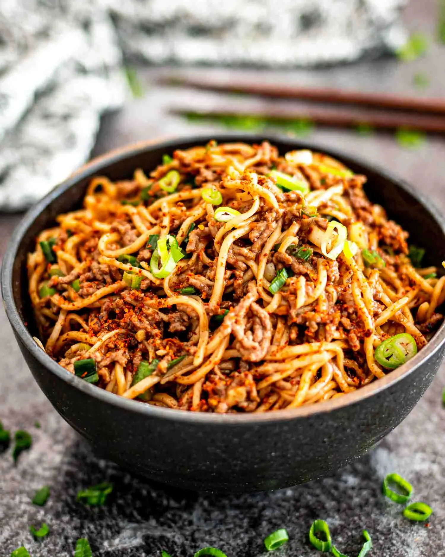 moms ground beef with noodles