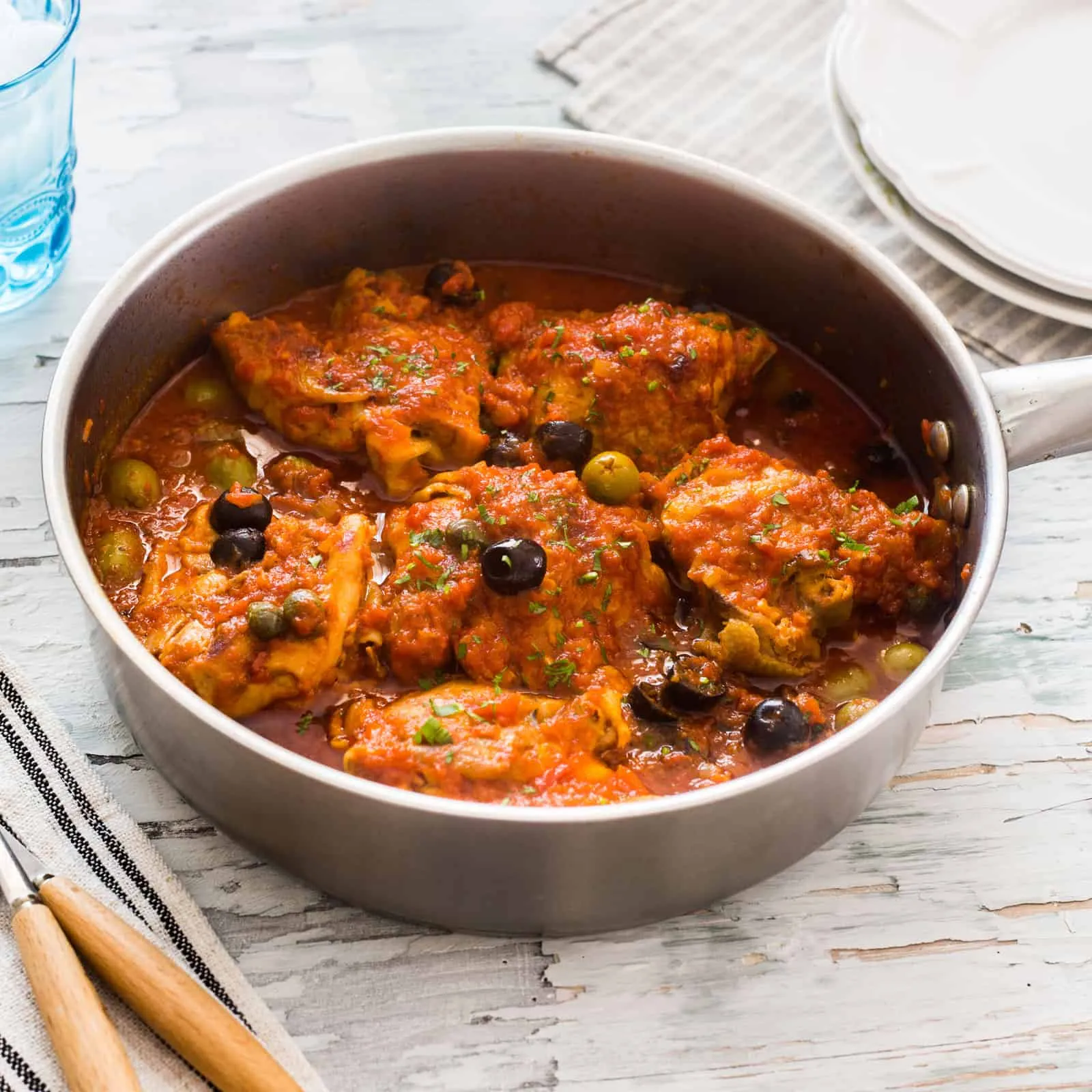 pollo a la puttanesca