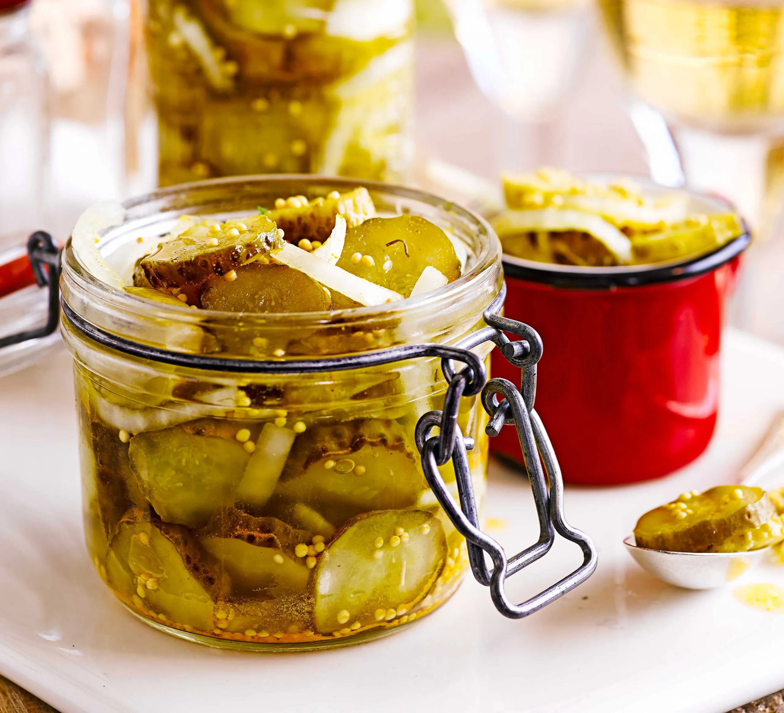 sweet tea bread butter pickles