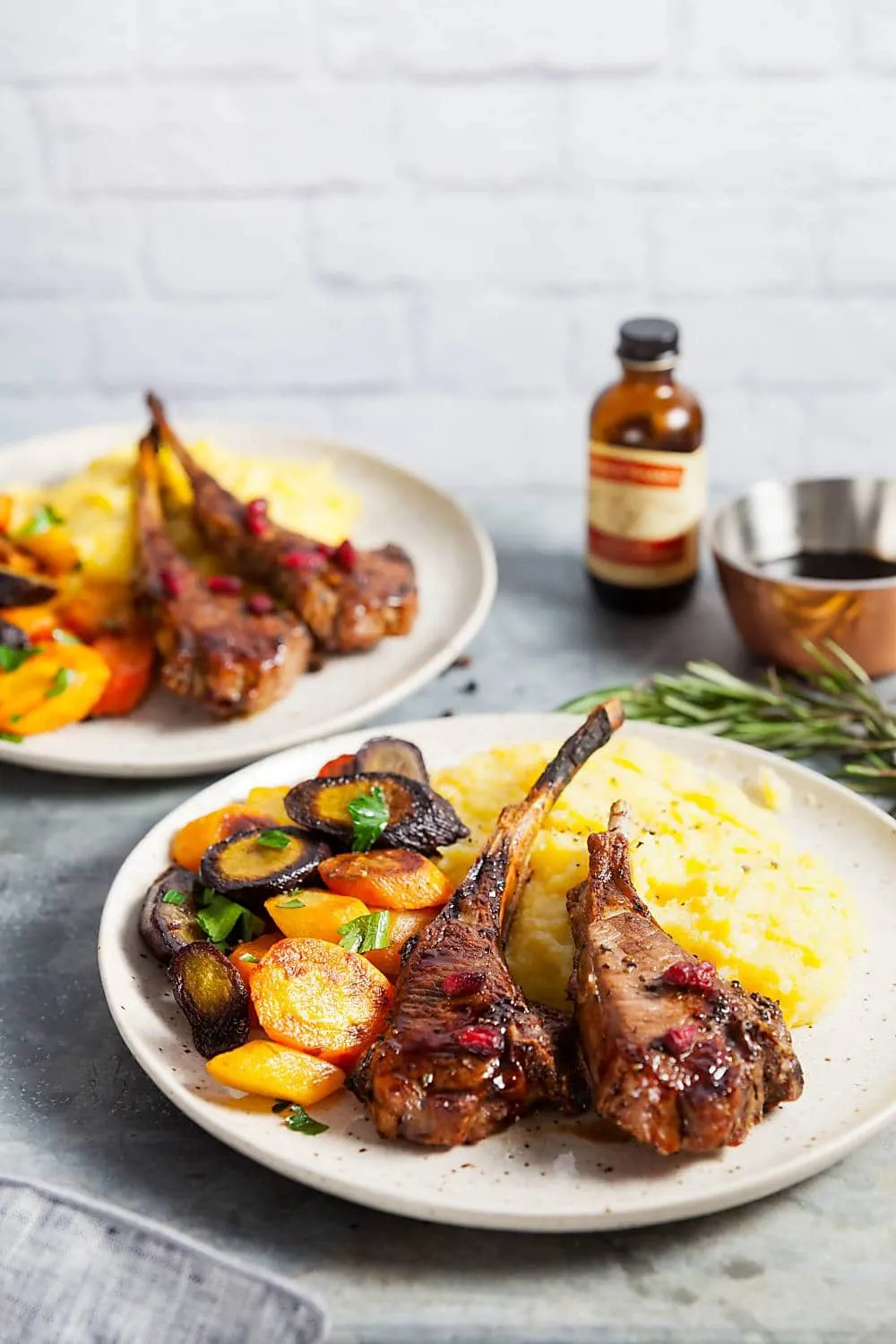 vanilla balsamic lamb chops