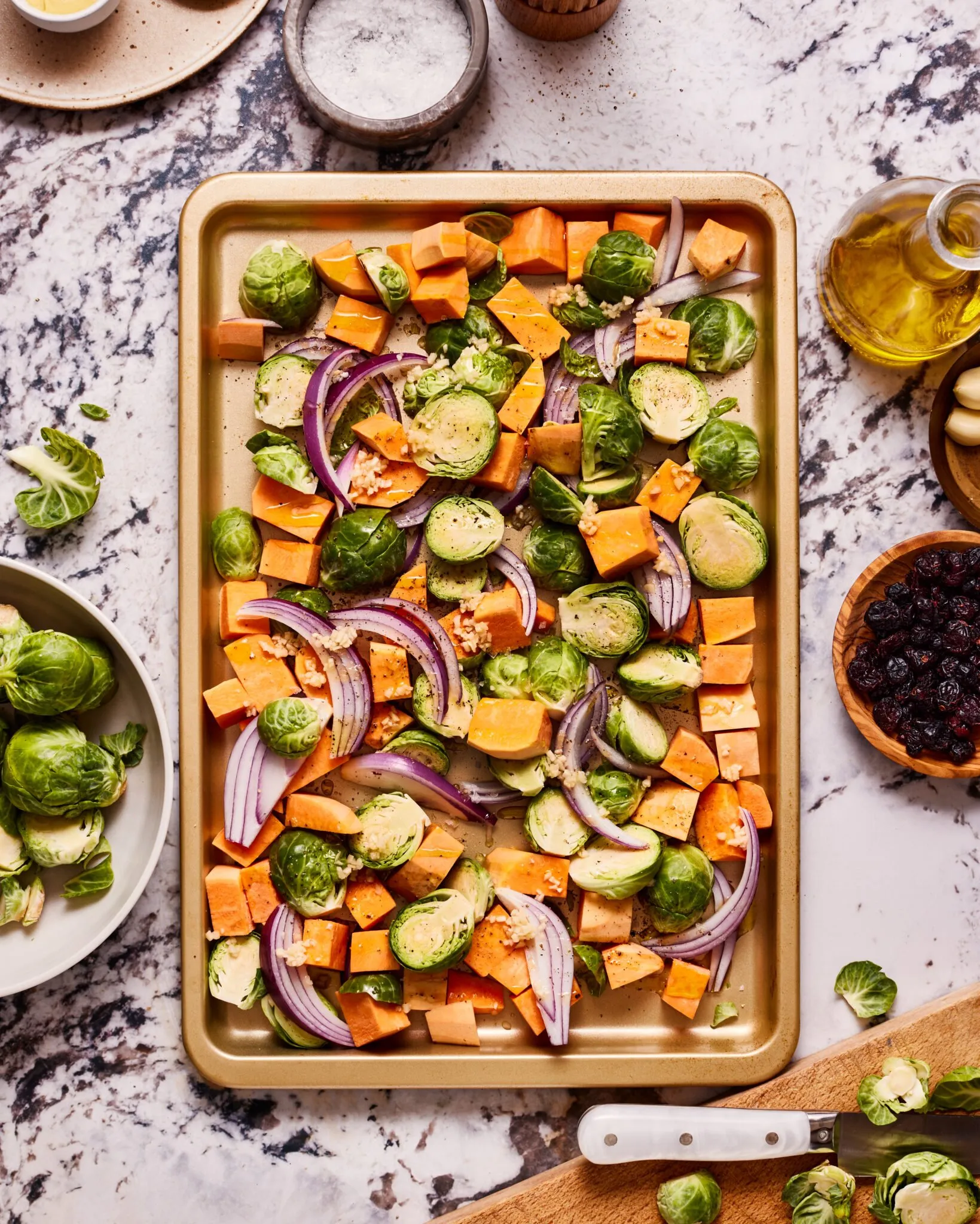 warm roasted veggie salad with maple dijon vinaigrette